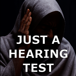 A. JUST A HEARING TEST (free) A. JUST A HEARING TEST (free)